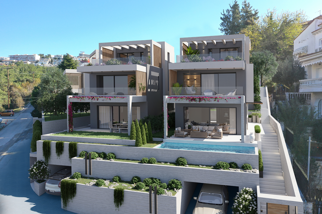Συγκρότημα κατοικιών Πανόραμα κύρια όψη2